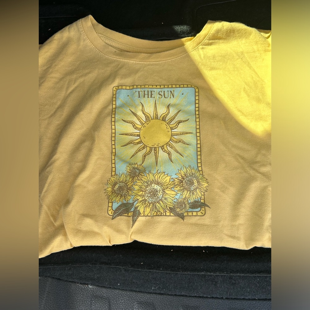 Yellow sun tshirt